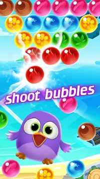 Birds rescue: Bubble pop Screen Shot 0