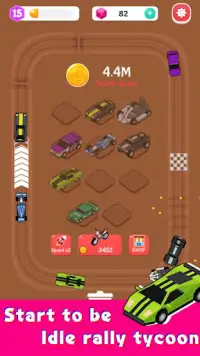 Samenvoegen Car Racer - Idle Rally Empire Screen Shot 4