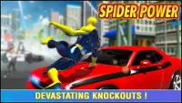 Spinne Held mächtig Kampf - Superheld Mann Screen Shot 3