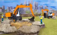 City Road Construction Vehicles Driver Sim 2018 Screen Shot 1