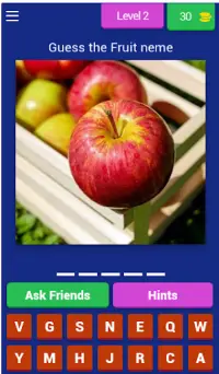 Fruits - Vegetables Quiz Screen Shot 2