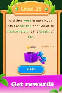Bible Word Swipe Screen Shot 1