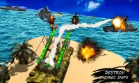 Missile Launcher Battleship:Island Naval Attack Screen Shot 9
