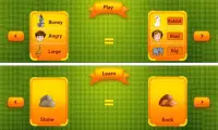 बच्चों के लिए समानार्थक शब्द सीखें - समान शब्द Screen Shot 7