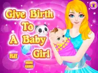 出生の赤ちゃんの女の子のゲーム Screen Shot 0