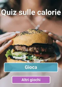 Quiz sulle calorie: Cibi e bevande Screen Shot 0