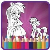 Coloring For Equestria Girls