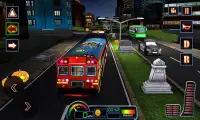 Halloween Party Bus Driver 3D Screen Shot 1