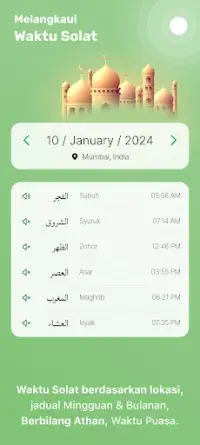 Kalendar Islam & Waktu Solat Screen Shot 1