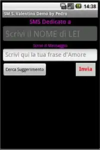 SMS Amore Mio Bye Demo Screen Shot 3