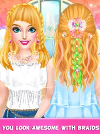 Braided Hair Salon Girls Games Screen Shot 10