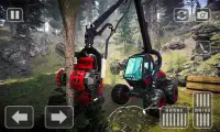 truk penebang simulator mengemudi 3d game Screen Shot 2