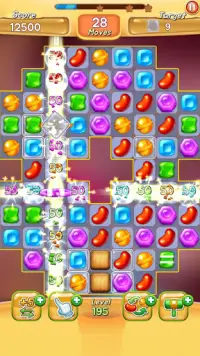 Sweet Jelly Candy Pop - Free offline match3 puzzle Screen Shot 4