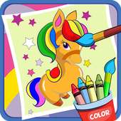 Pony coloring game