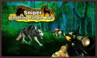 Sniper shooting Jungle Wolf Screen Shot 1