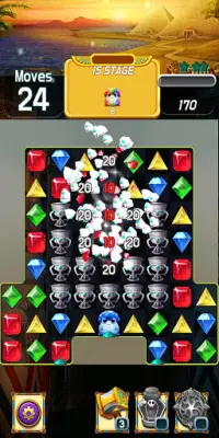 Jewels Magic Quest: Match 3 Puzzle Screen Shot 1