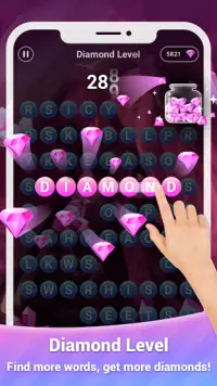 Scrolling Words Bubble Game Screen Shot 2