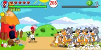 Chicken War clicker shooting game Screen Shot 3