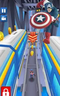 Avengers Run: Spiderman, Ironman Game Screen Shot 3