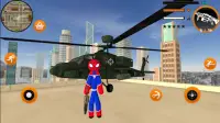 Super Spider StickMan Rope Hero Gangstar Crime Screen Shot 0