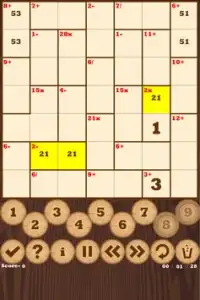 Calcudoku Mathdoku(Sudoku) Screen Shot 1