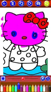 Funny Cat Coloring Pages Screen Shot 3