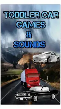 Jogos de carro de criança: sons de motor de carro Screen Shot 0