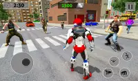 飛行ロボットレスキューミッションスーパーヒーローゲーム Screen Shot 5