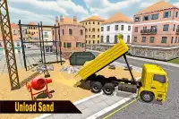 Sand Excavator Truck Sim 2017 Screen Shot 4