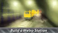 Simulador de construção de metrô Screen Shot 4
