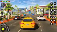 Taxi Spel 3D: Stad Auto Rijden Screen Shot 3