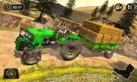 Tractor Cargo Transport Driver: Simulador agrícola Screen Shot 4