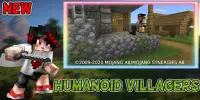 Humanoid Villagers Mod for MCPE   Come Alive Screen Shot 3