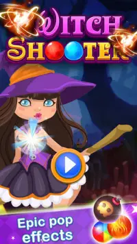 Bubble Shooter Magic Witch Screen Shot 1