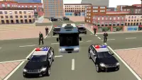 US Police Bus Driving Sim: การขนส่งนักโทษคุก Screen Shot 3