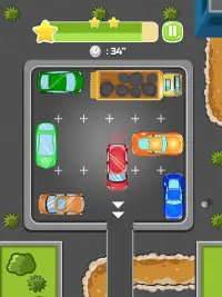 Parking Panic : exit red car Screen Shot 1