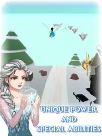 Icy Froz Elsa Queen Ice Fall Screen Shot 1
