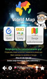 world map quiz Screen Shot 0