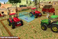 Offroad 3D Tractor Parking Games Screen Shot 1