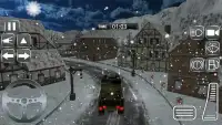 Snow Army Truck Game:Military Cargo Truck Driver Screen Shot 0