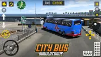 Modern Bus Coach Driving Games Screen Shot 4