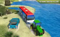Remolcar Tractor Juegos 2018 Rescate Autobús juego Screen Shot 1