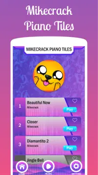 Mikecrack 🎹 Piano Tiles Screen Shot 0