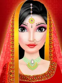 Indian doll marriage - wedding bride fashion salon Screen Shot 0
