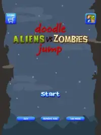 Doodle Alien vs Zombies Jump Screen Shot 1