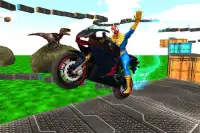 Superhero bike race: Offroad Moto Bike Racer Screen Shot 6