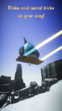 Penguin X-Run: Snowboarding Screen Shot 3