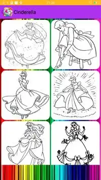 Princess Coloring Book Screen Shot 3