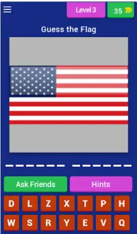 Guess The Flag : Trivia Game Screen Shot 3
