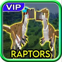 Raptors Dinosaur Craft Mod for Minecraft PE